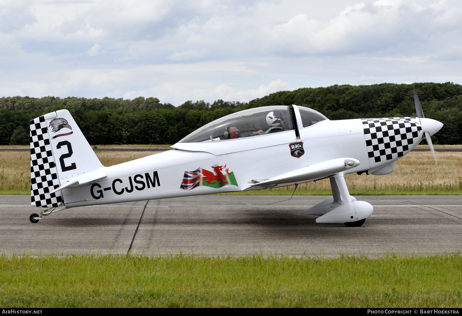 Aircraft Photo of G-CJSM | Van's RV-8 | Team Raven | AirHistory.net #146644