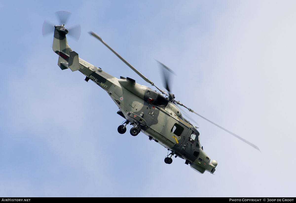 Aircraft Photo of ZZ519 | AgustaWestland AW-159 Wildcat HMA2 | UK - Navy | AirHistory.net #146655