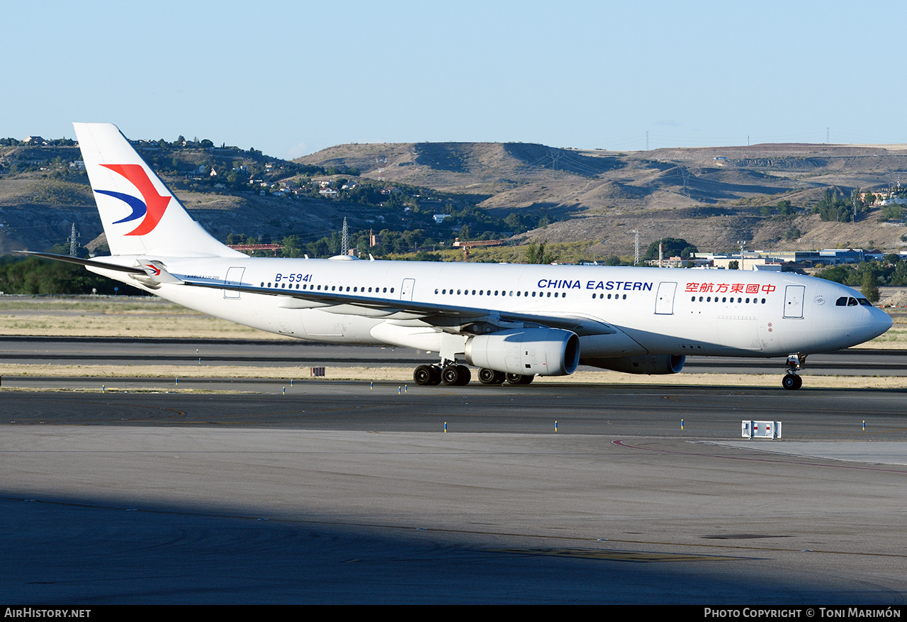 Aircraft Photo of B-5941 | Airbus A330-243 | China Eastern Airlines | AirHistory.net #146696