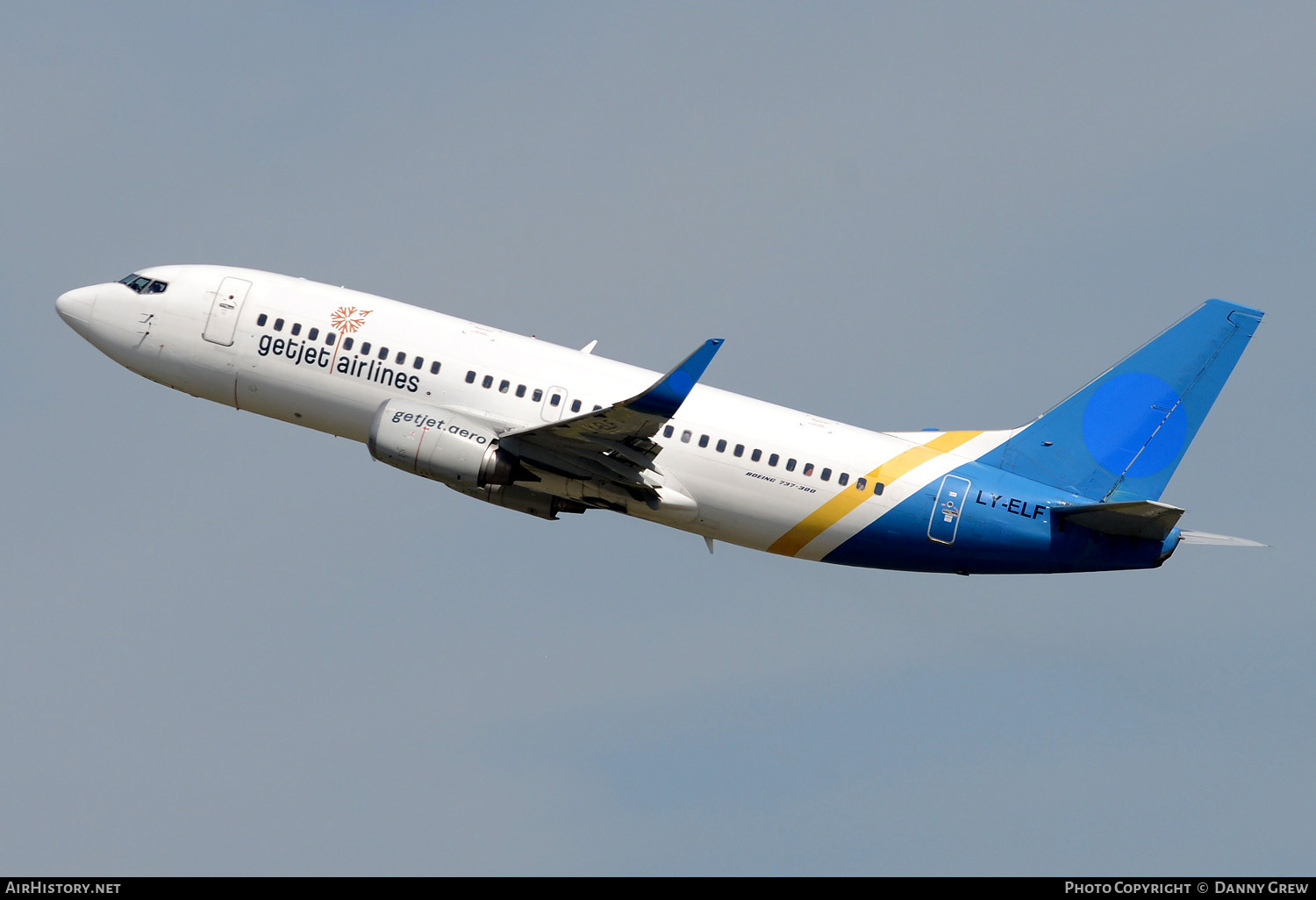 Aircraft Photo of LY-ELF | Boeing 737-36N | GetJet Airlines | AirHistory.net #146721