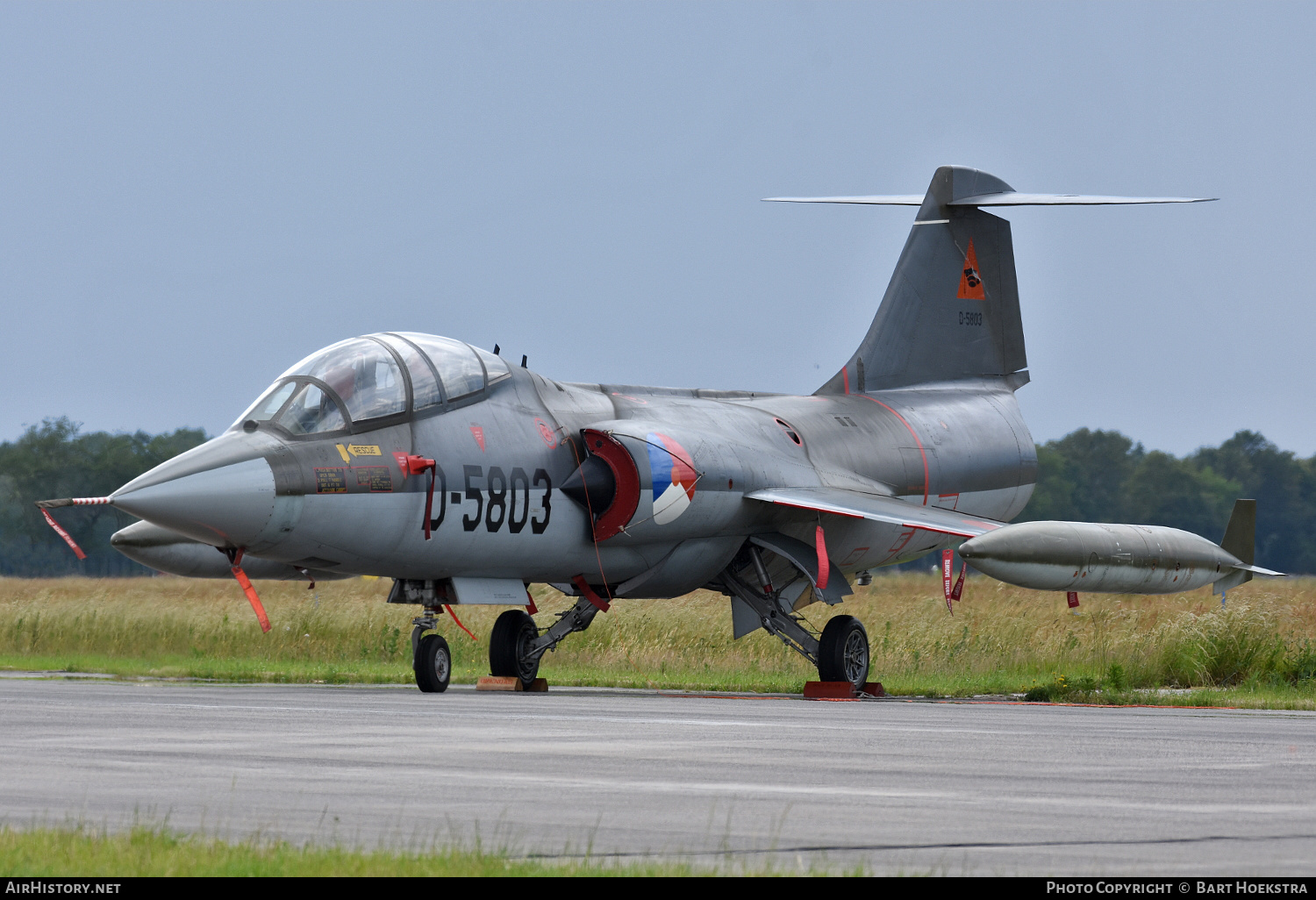 Aircraft Photo of D-5803 | Lockheed TF-104G Starfighter | Netherlands - Air Force | AirHistory.net #146735