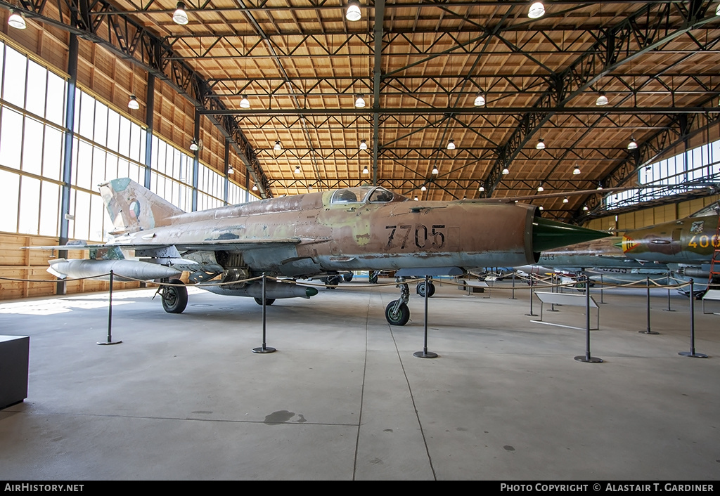 Aircraft Photo of 7705 | Mikoyan-Gurevich MiG-21MF | Czechia - Air Force | AirHistory.net #146739