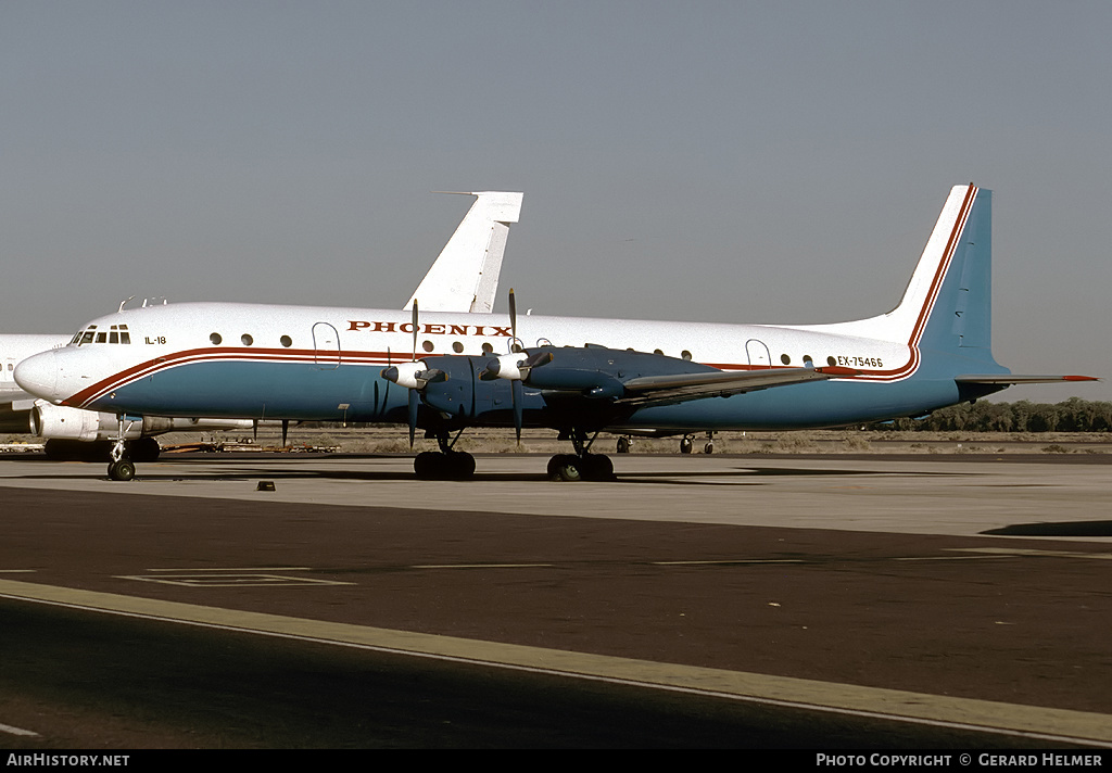 Aircraft Photo of EX-75466 | Ilyushin Il-18D | Phoenix Aviation | AirHistory.net #146776