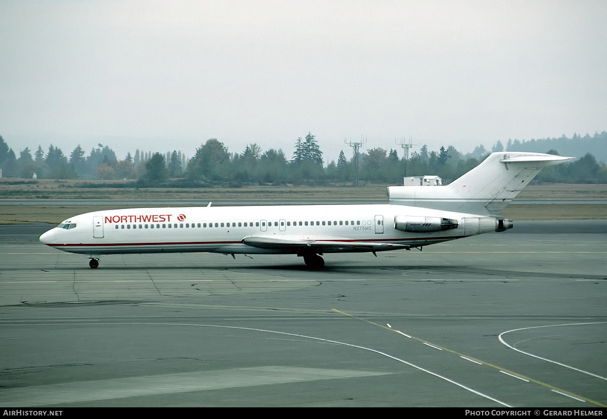 Aircraft Photo of N275WC | Boeing 727-277/Adv | Northwest Airlines | AirHistory.net #146790