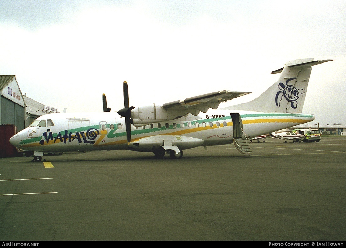 Aircraft Photo of G-WFEP | ATR ATR-42-300 | Gill Airways | AirHistory.net #146837