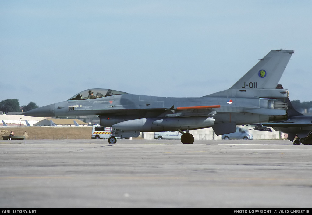 Aircraft Photo of J-011 | General Dynamics F-16A Fighting Falcon | Netherlands - Air Force | AirHistory.net #146845