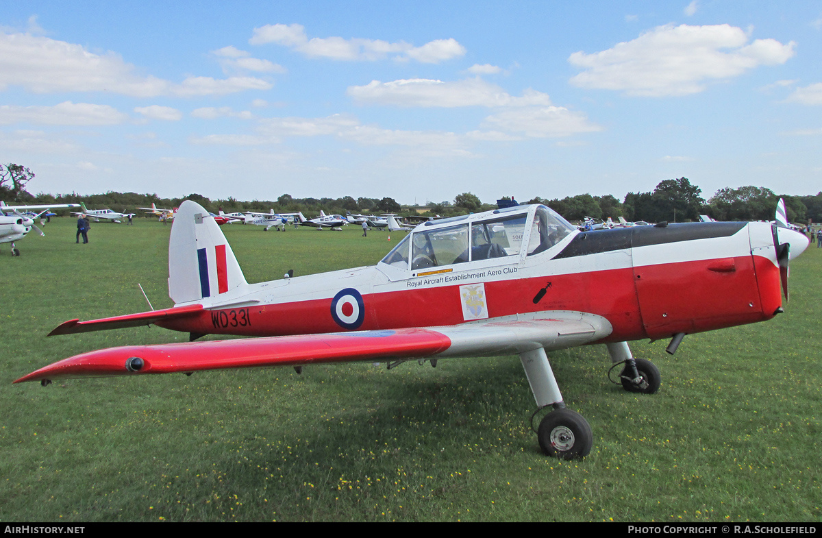 Aircraft Photo of G-BXDH / WD331 | De Havilland DHC-1 Chipmunk 22 | Royal Aircraft Establishment Aero Club | UK - Air Force | AirHistory.net #146849
