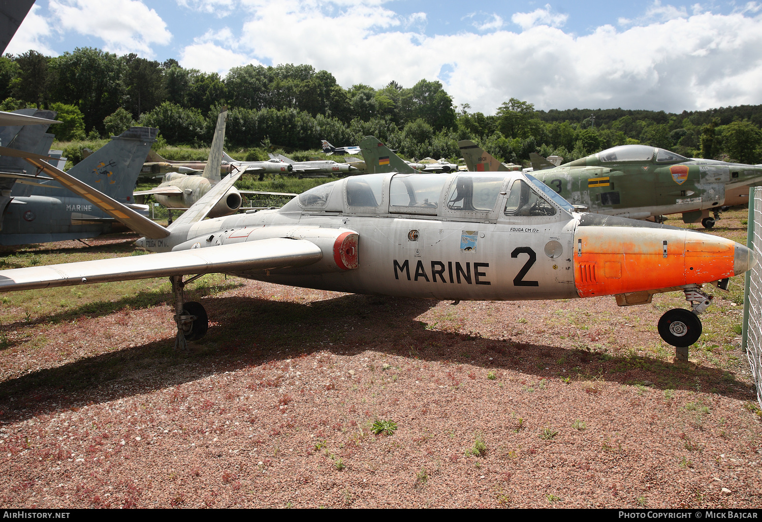 Aircraft Photo of 2 | Fouga CM-175 Zéphyr | France - Navy | AirHistory.net #146856