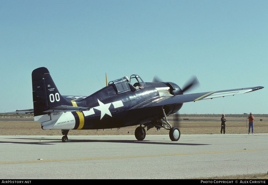 Aircraft Photo of N5833 / 86819 | Grumman FM-2 Wildcat | Confederate Air Force | USA - Navy | AirHistory.net #146871