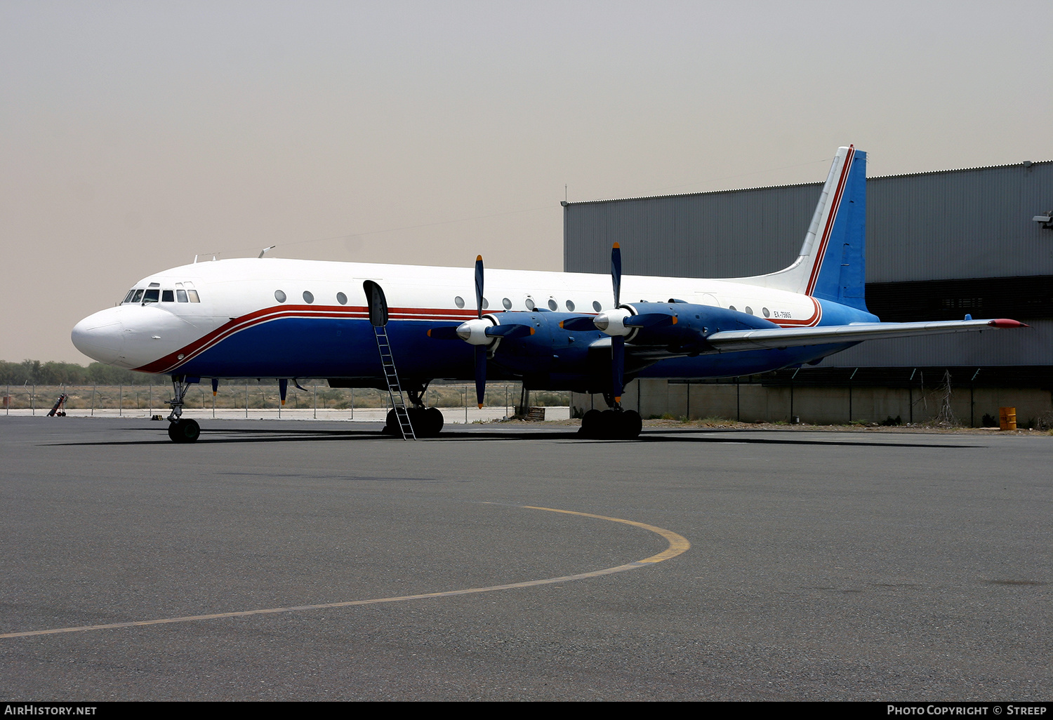 Aircraft Photo of EX-75905 | Ilyushin Il-18Gr | Phoenix Aviation | AirHistory.net #146879