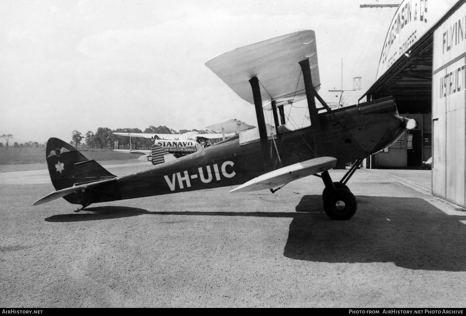 Aircraft Photo of VH-UIC | De Havilland D.H. 60G Gipsy Moth | Brisbane Flying School | AirHistory.net #146938
