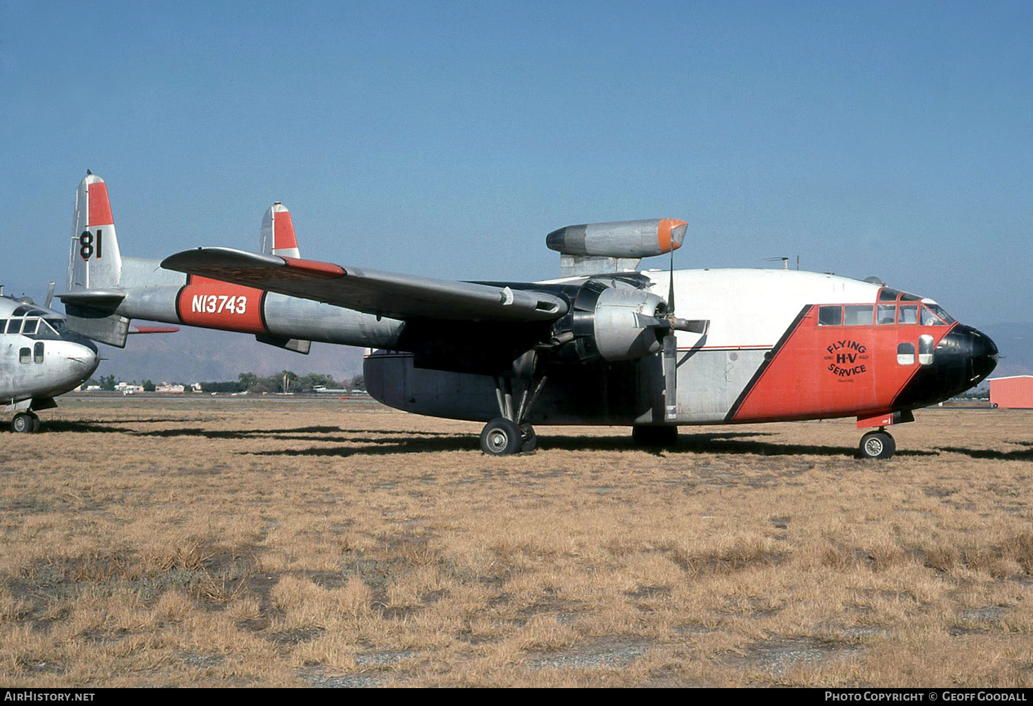 Aircraft Photo of N13743 | Fairchild C-119C Flying Boxcar | Hemet Valley Flying Service | AirHistory.net #146957