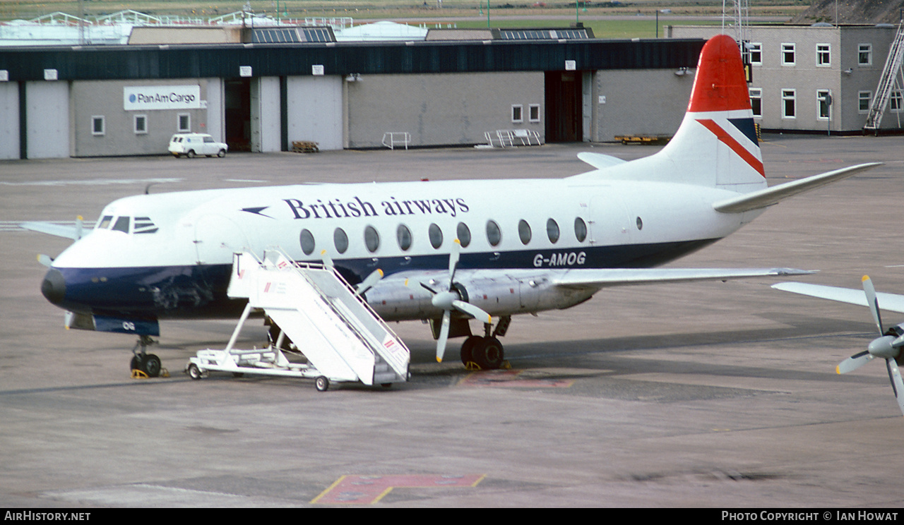Aircraft Photo of G-AMOG | Vickers 701 Viscount | British Airways | AirHistory.net #146963