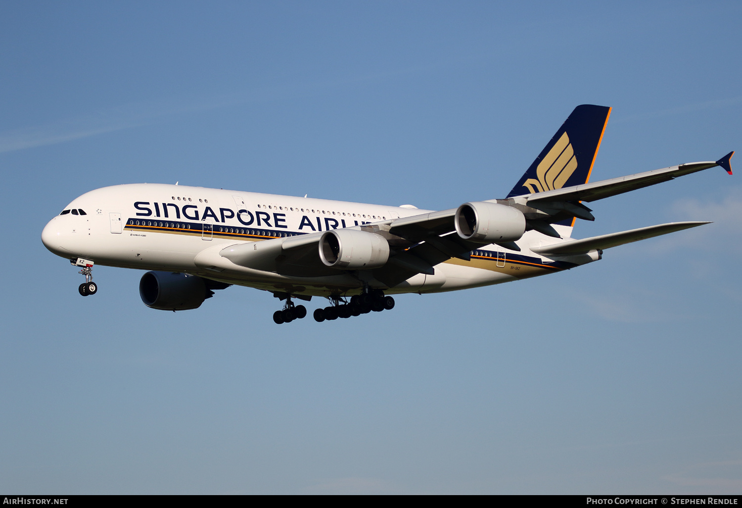 Aircraft Photo of 9V-SKZ | Airbus A380-841 | Singapore Airlines | AirHistory.net #146968