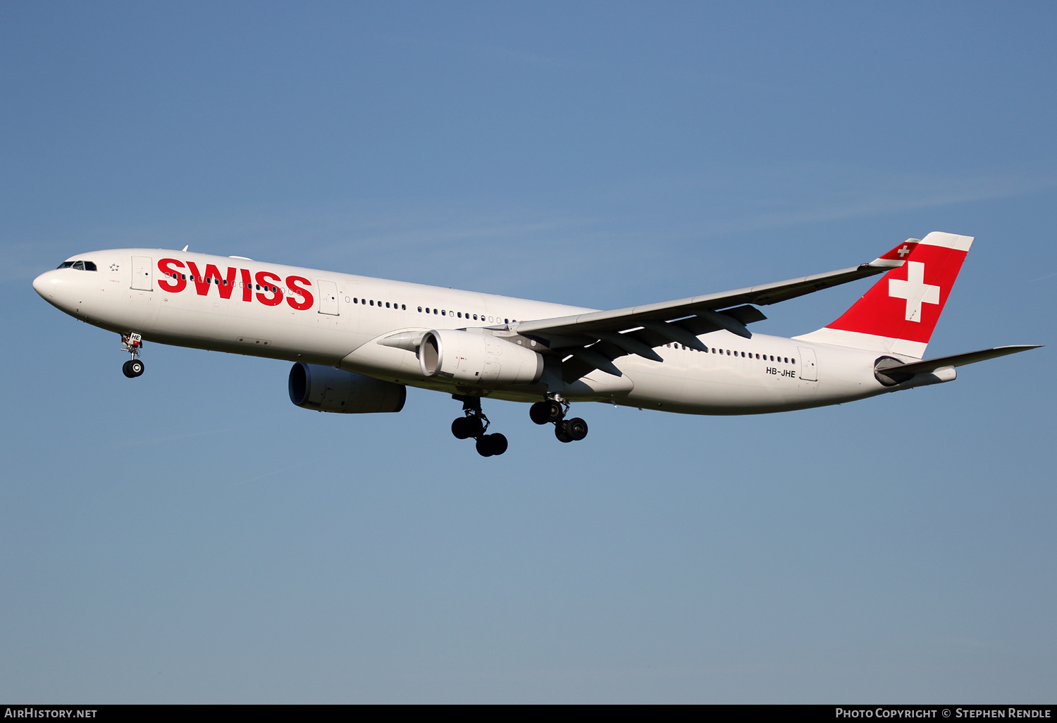 Aircraft Photo of HB-JHE | Airbus A330-343 | Swiss International Air Lines | AirHistory.net #146971