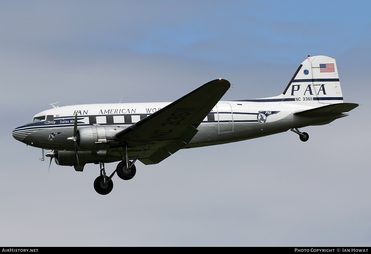 Aircraft Photo of N33611 / NC33611 | Douglas DC-3(C) | Pan American World Airways - PAA | AirHistory.net #146981