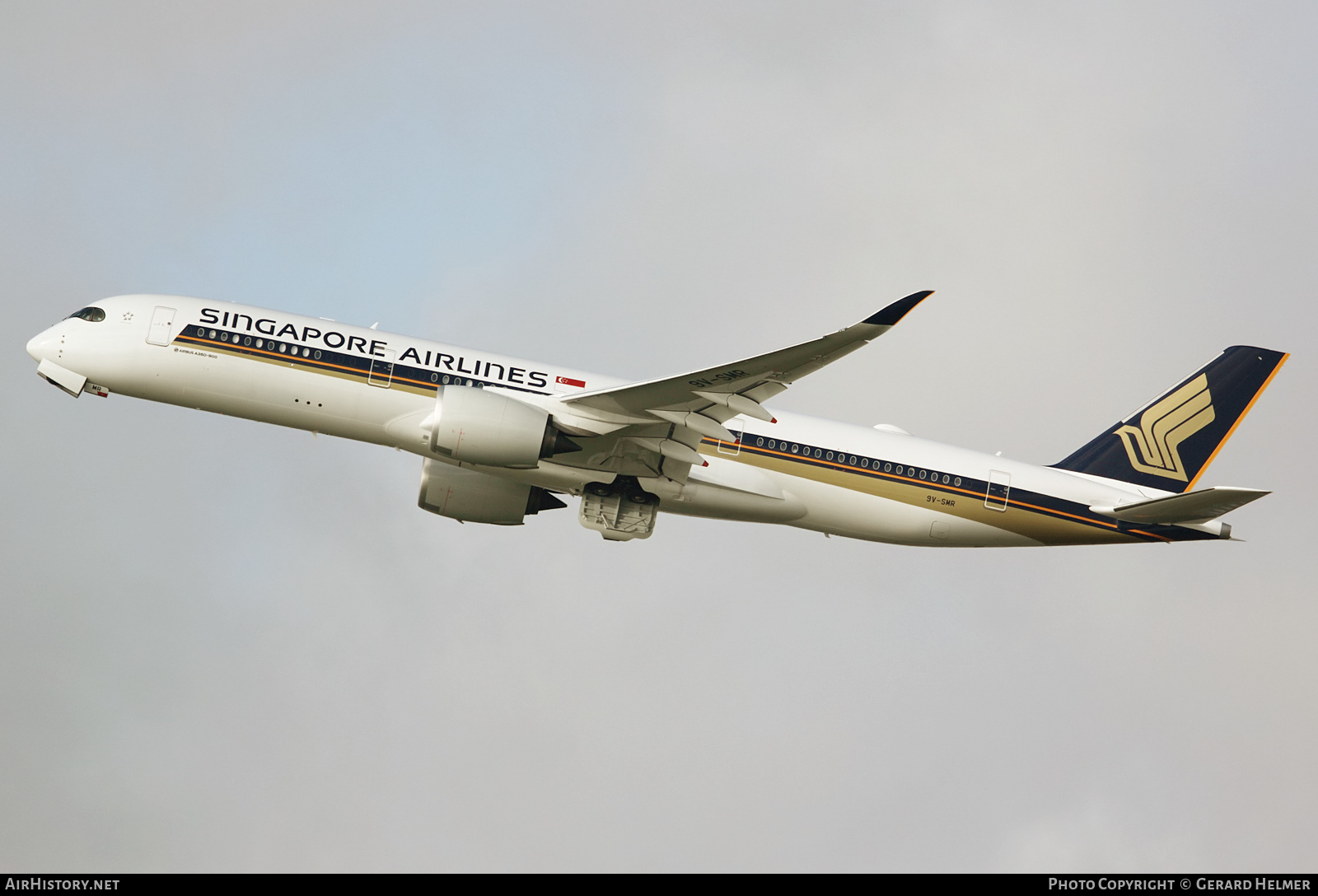Aircraft Photo of 9V-SMR | Airbus A350-941 | Singapore Airlines | AirHistory.net #146989