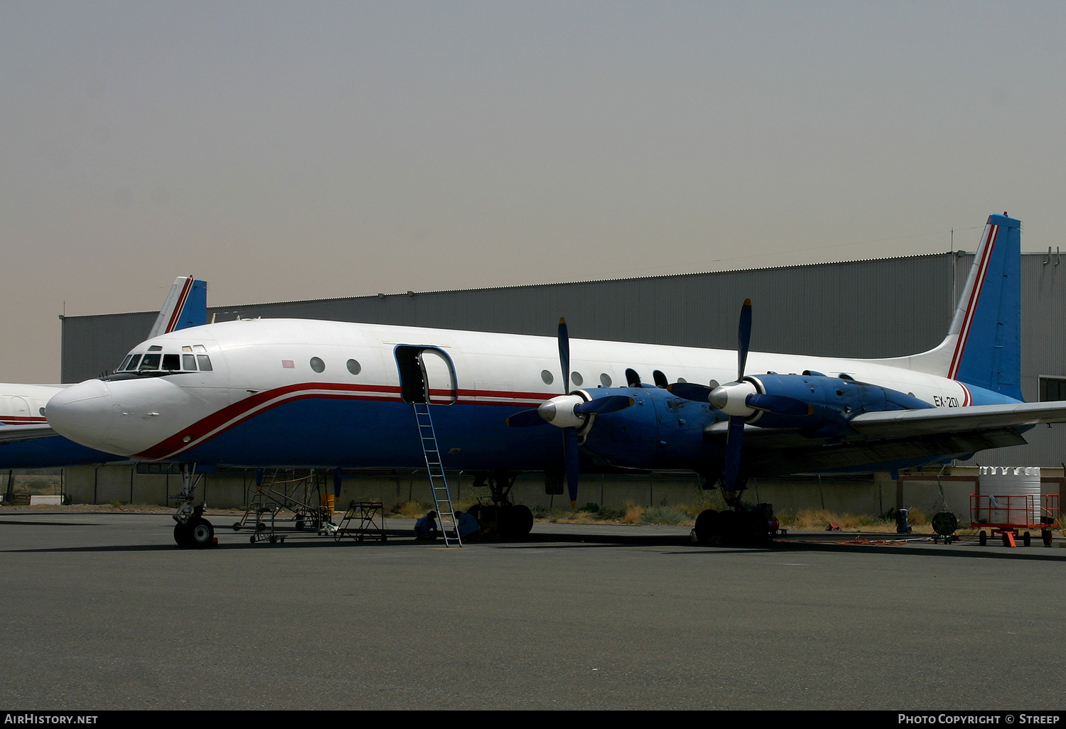Aircraft Photo of EX-201 | Ilyushin Il-18D | Phoenix Aviation | AirHistory.net #147003