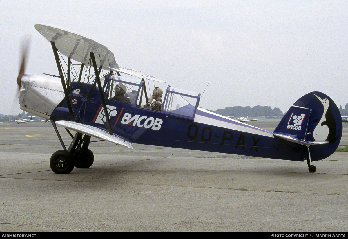 Aircraft Photo of OO-PAX | Stampe-Vertongen SV-4B | Bacob | AirHistory.net #147008