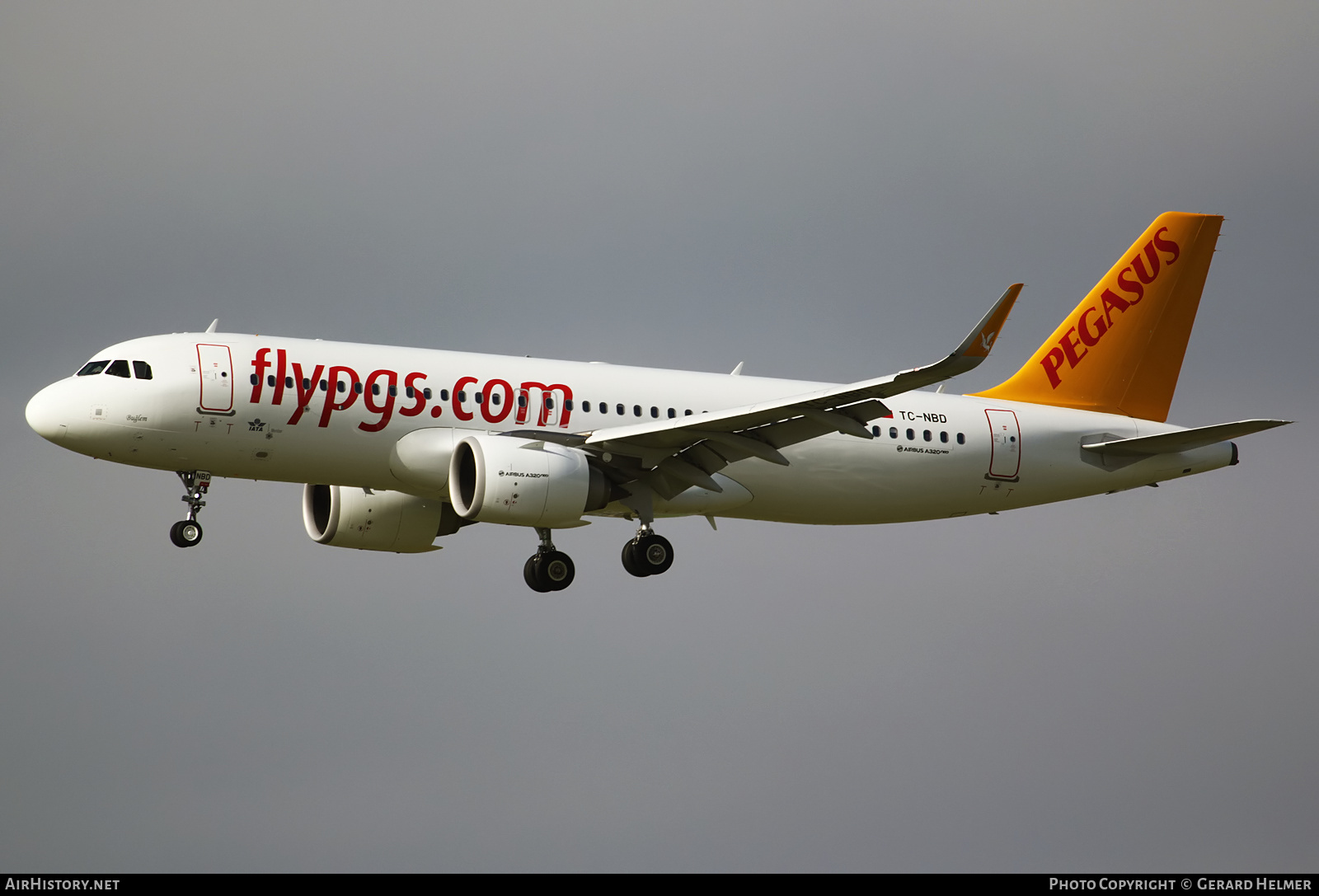 Aircraft Photo of TC-NBD | Airbus A320-251N | Pegasus Airlines | AirHistory.net #147014