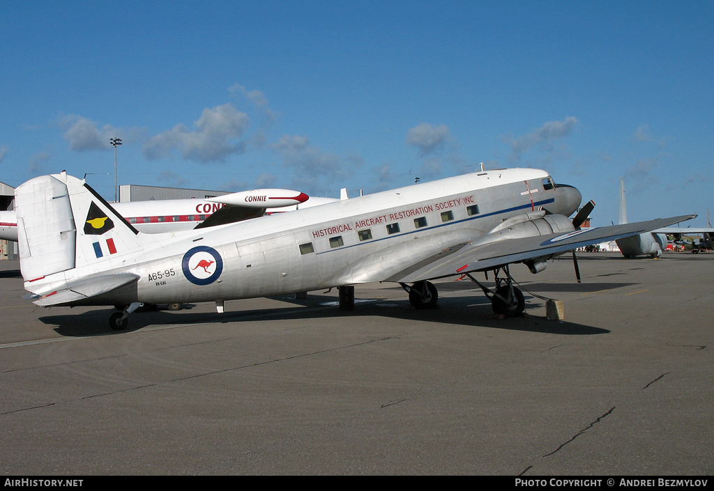 Aircraft Photo of VH-EAE / A65-95 | Douglas C-47B Skytrain | Historical Aircraft Restoration Society - HARS | Australia - Air Force | AirHistory.net #147043