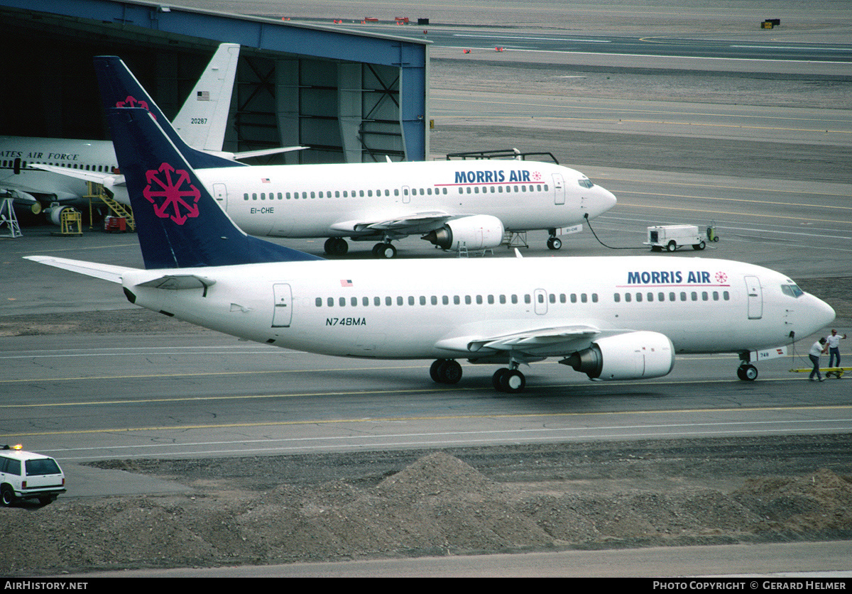 Aircraft Photo of N748MA | Boeing 737-3T5 | Morris Air | AirHistory.net #147067