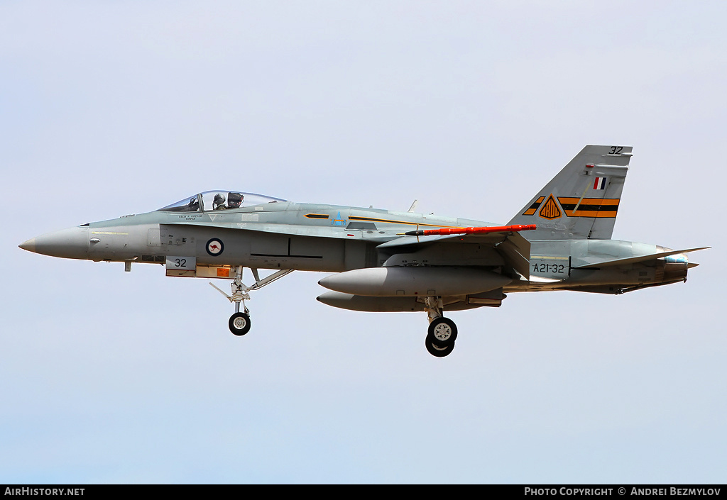 Aircraft Photo of A21-32 | McDonnell Douglas F/A-18A Hornet | Australia - Air Force | AirHistory.net #147073