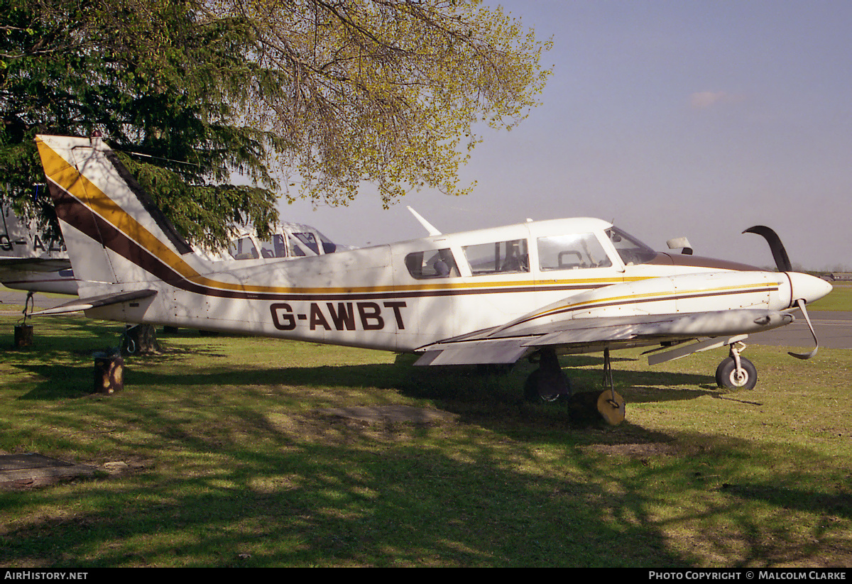 Aircraft Photo of G-AWBT | Piper PA-30-160 Turbo Twin Comanche B | AirHistory.net #147083