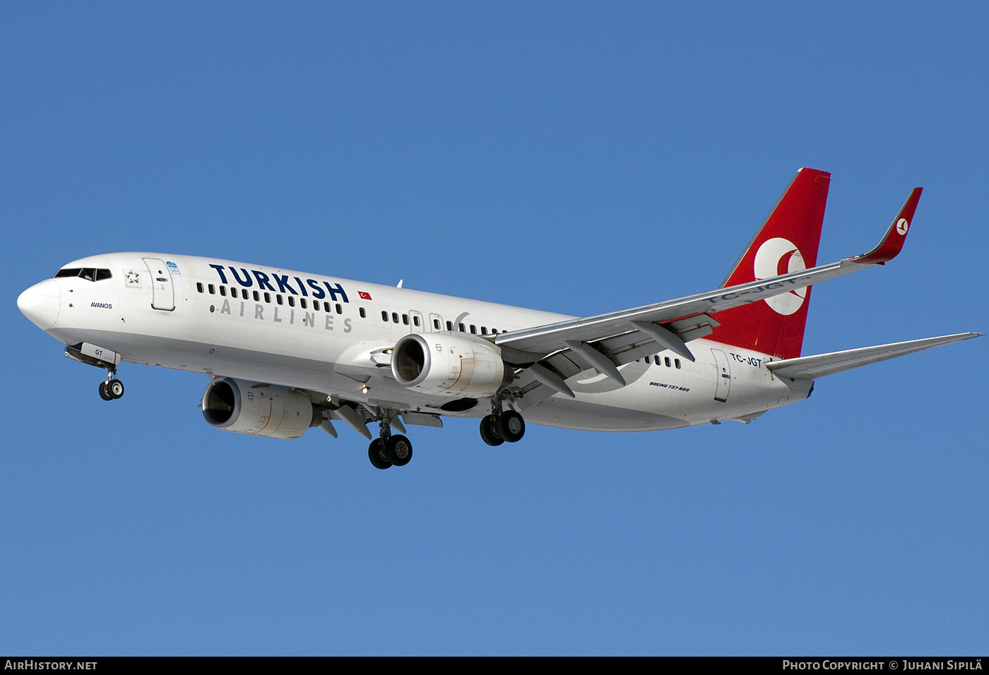 Aircraft Photo of TC-JGT | Boeing 737-8F2 | Turkish Airlines | AirHistory.net #147089