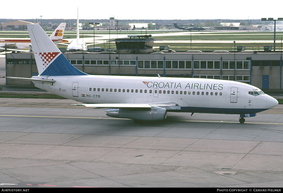 Aircraft Photo of RC-CTB | Boeing 737-230/Adv | Croatia Airlines | AirHistory.net #147111