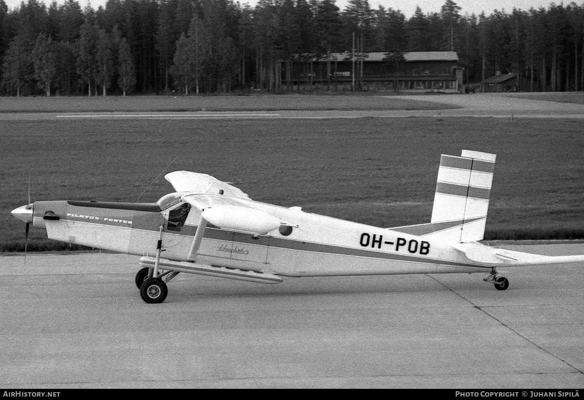 Aircraft Photo of OH-POB | Pilatus PC-6/B1-H2 Turbo Porter | AirHistory.net #147116