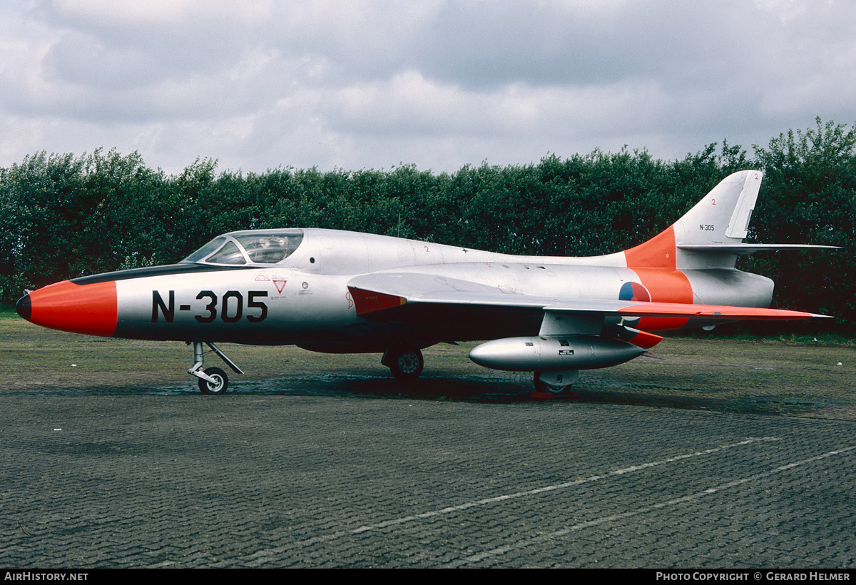 Aircraft Photo of N-305 | Hawker Hunter T7 | Netherlands - Air Force | AirHistory.net #147136