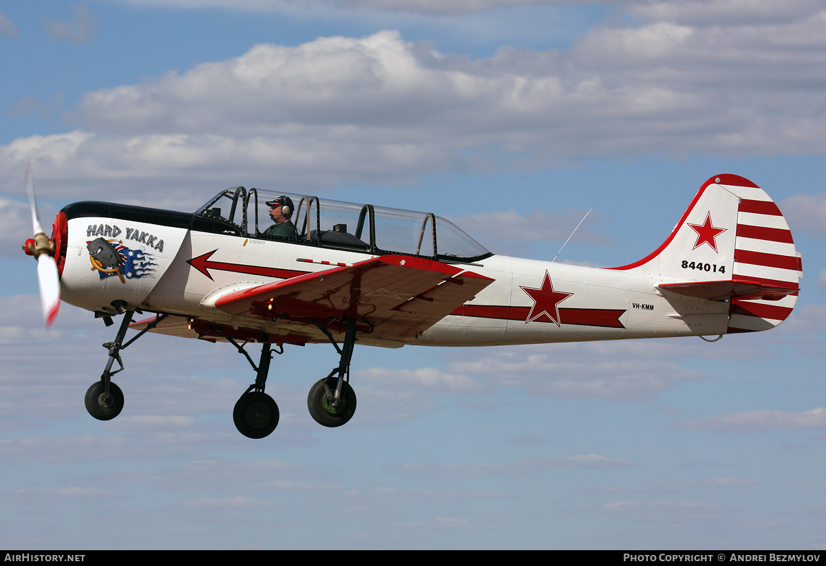 Aircraft Photo of VH-KMM | Yakovlev Yak-52 | Soviet Union - Air Force | AirHistory.net #147171