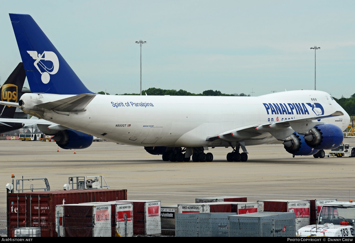 Aircraft Photo of N850GT | Boeing 747-87UF/SCD | Panalpina Welttransport | AirHistory.net #147223