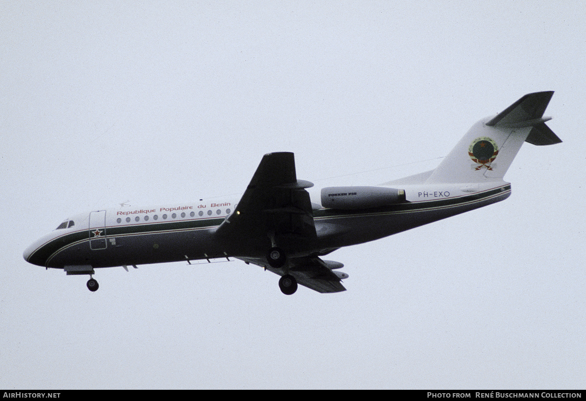 Aircraft Photo of PH-EXO | Fokker F28-4000 Fellowship | République Populaire du Bénin | AirHistory.net #147234