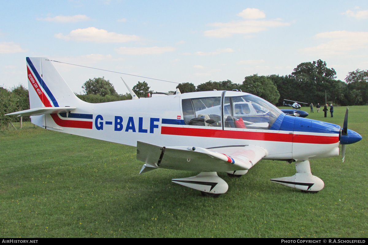 Aircraft Photo of G-BALF | Robin DR-400-140 Earl | AirHistory.net #147286