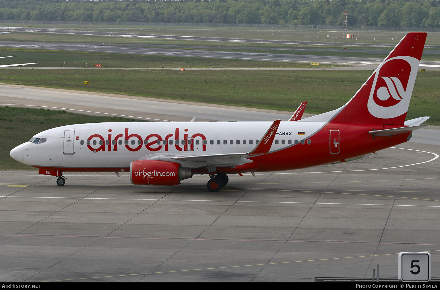 Aircraft Photo of D-ABBS | Boeing 737-76N | Air Berlin | AirHistory.net #147312