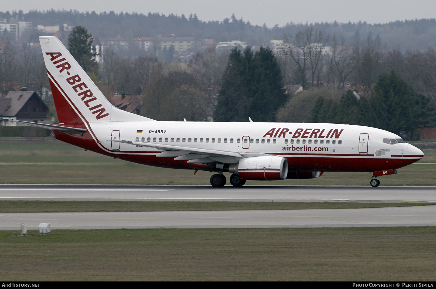 Aircraft Photo of D-ABBV | Boeing 737-7Q8 | Air Berlin | AirHistory.net #147316