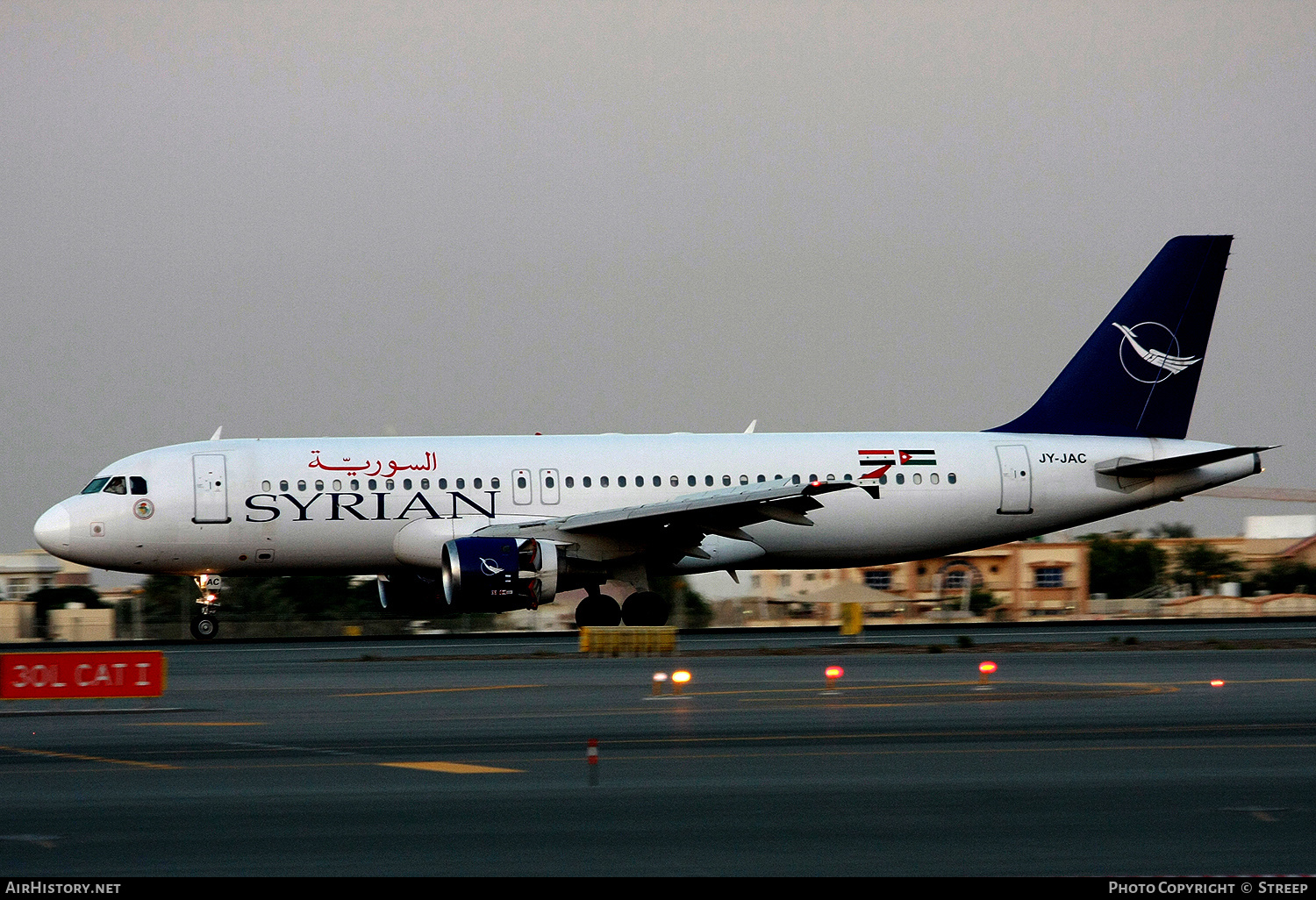 Aircraft Photo of JY-JAC | Airbus A320-211 | Syrian Air | AirHistory.net #147331