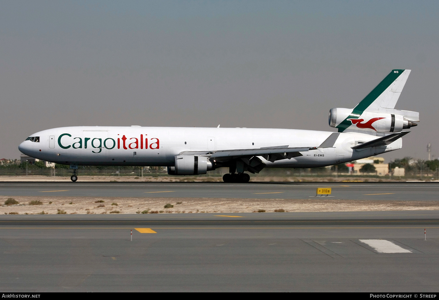 Aircraft Photo of EI-EMS | McDonnell Douglas MD-11/F | Cargoitalia | AirHistory.net #147342