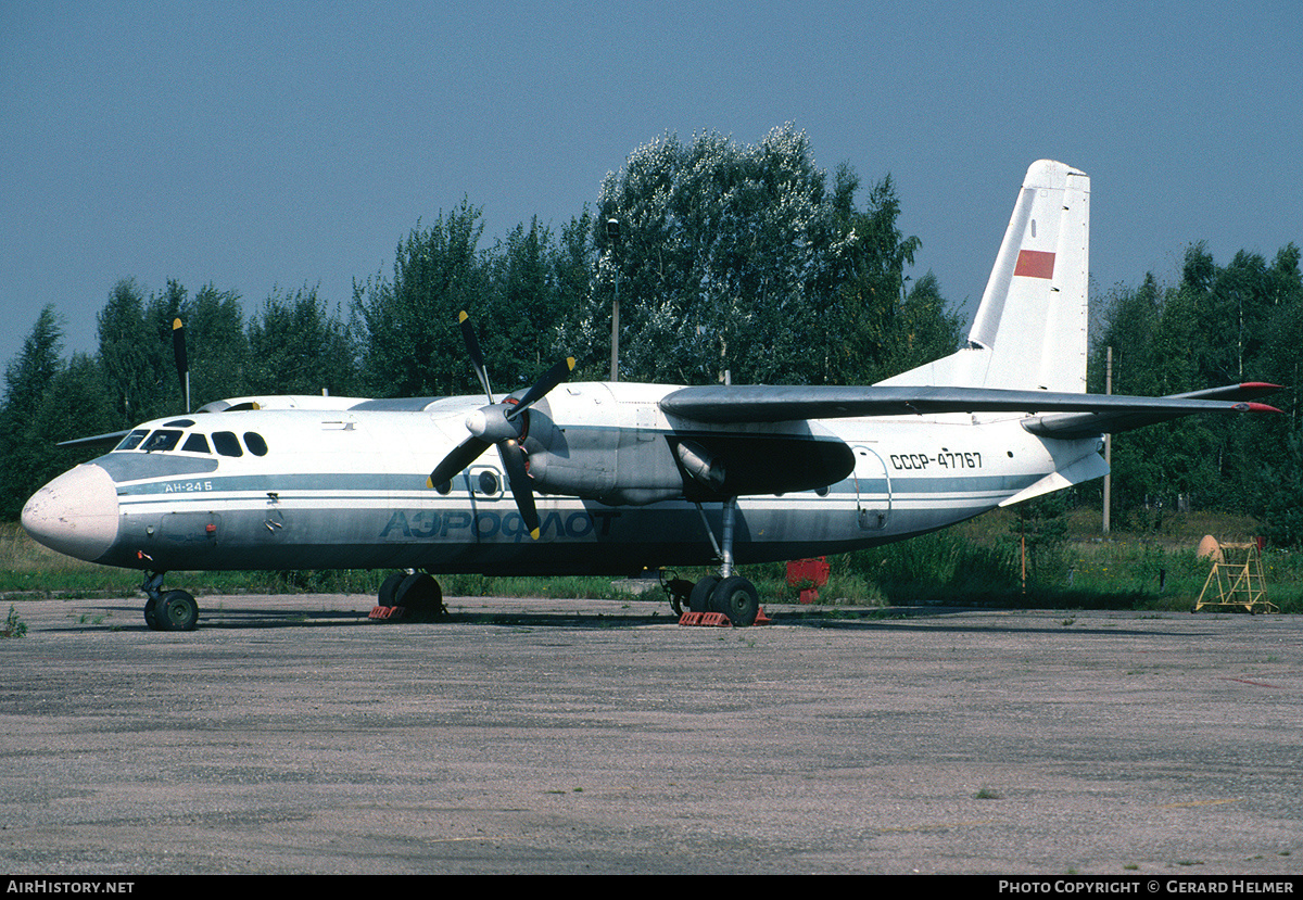 Aircraft Photo of CCCP-47767 | Antonov An-24B | Aeroflot | AirHistory.net #147352