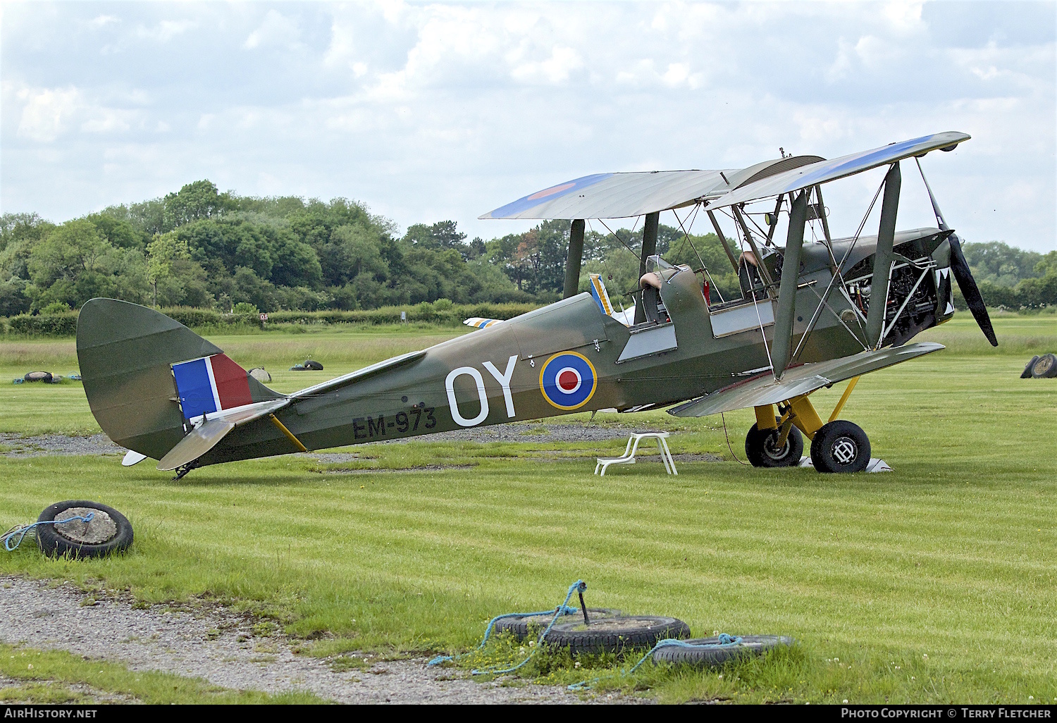Aircraft Photo of G-ALNA / EM973 | De Havilland D.H. 82A Tiger Moth II | UK - Air Force | AirHistory.net #147364