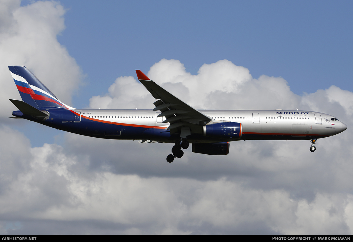 Aircraft Photo of VQ-BQX | Airbus A330-343 | Aeroflot - Russian Airlines | AirHistory.net #147378