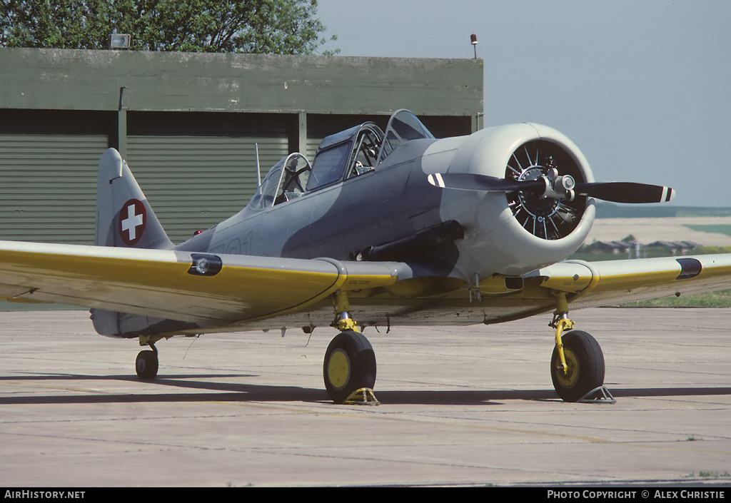 Aircraft Photo of F-AZCM / U-301 | North American T-6G Texan | Switzerland - Air Force | AirHistory.net #147390