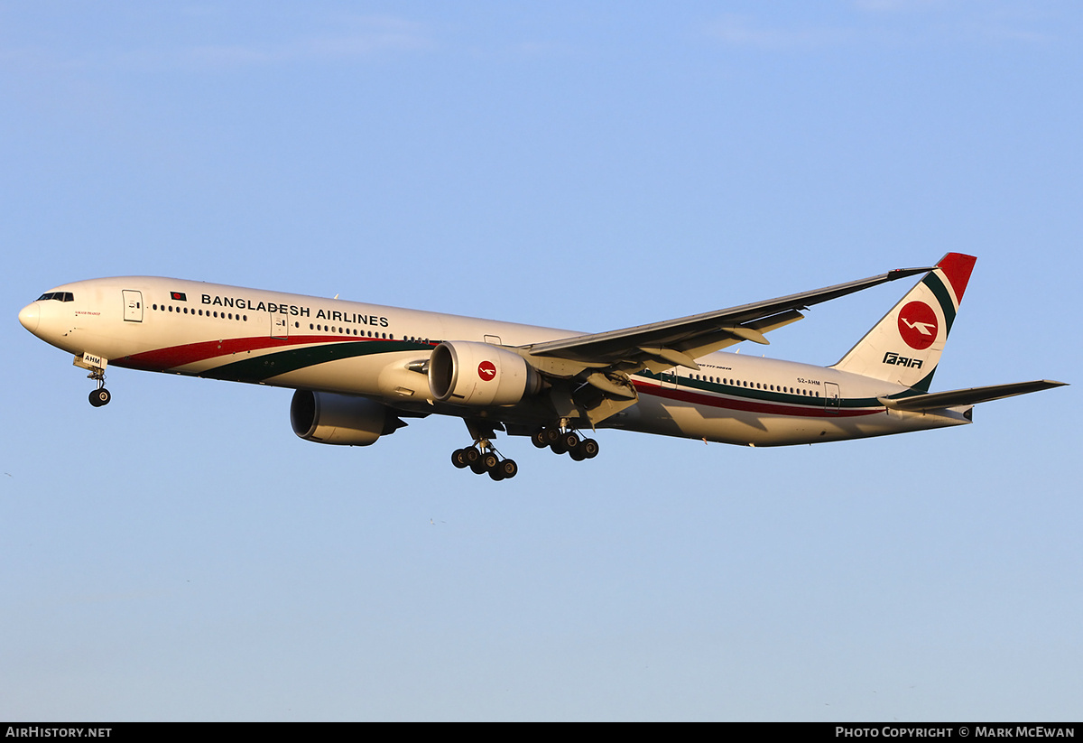 Aircraft Photo of S2-AHM | Boeing 777-3E9/ER | Biman Bangladesh Airlines | AirHistory.net #147400