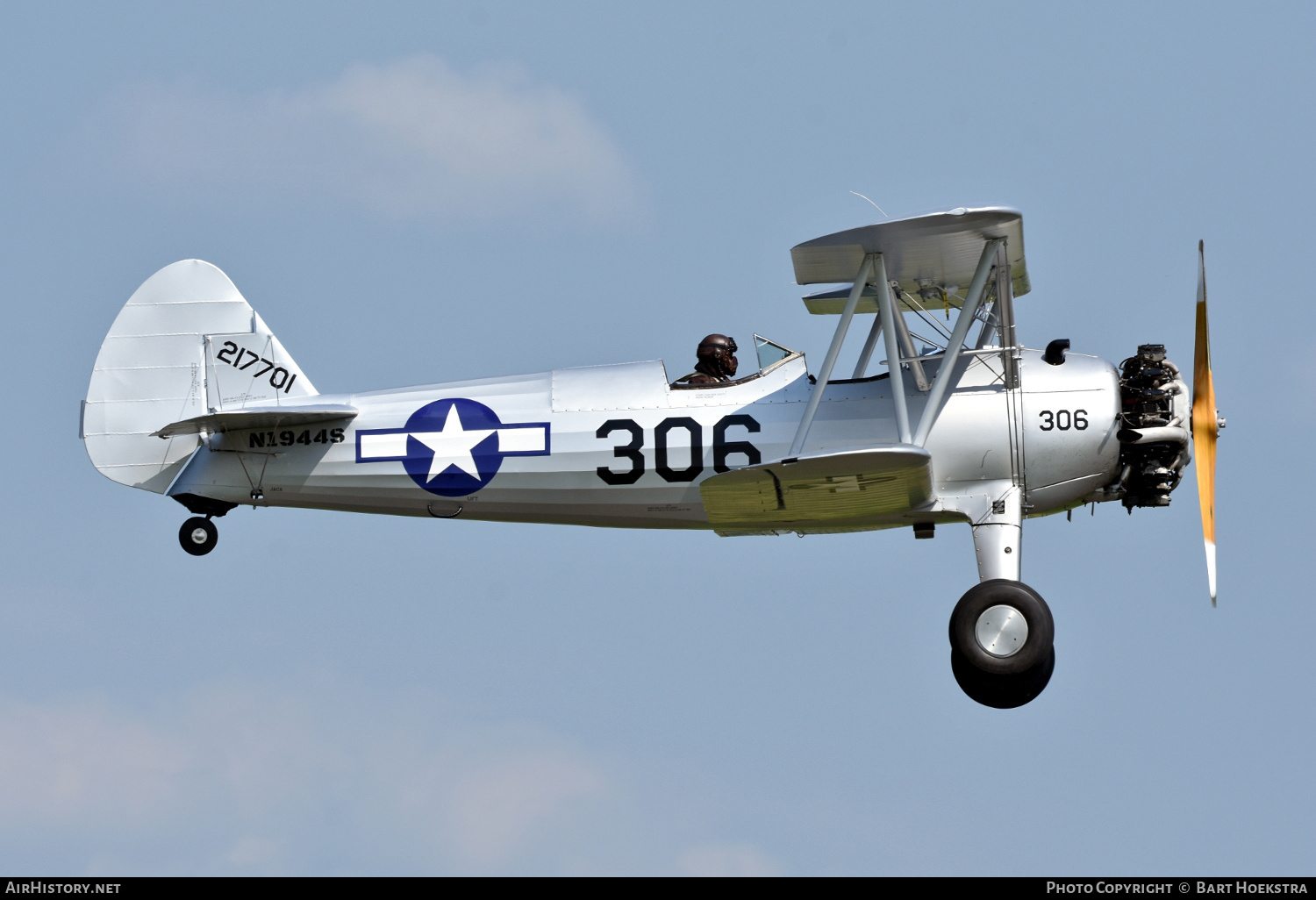 Aircraft Photo of N1944S / 217701 | Boeing PT-13D Kaydet (E75) | USA - Air Force | AirHistory.net #147426