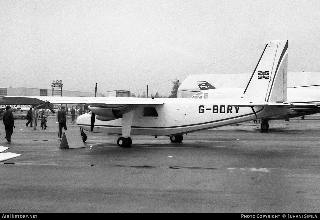 Aircraft Photo of G-BDRV | Britten-Norman BN-2A-26 Islander | AirHistory.net #147433