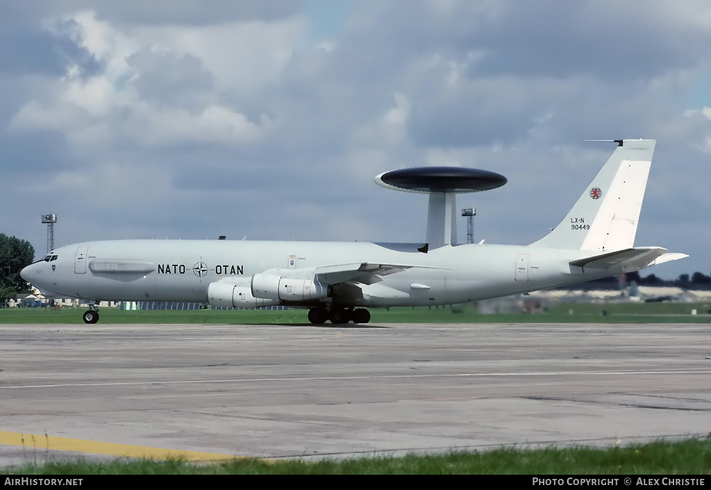 Aircraft Photo of LX-N90449 | Boeing E-3A Sentry | Luxembourg - NATO | AirHistory.net #147456