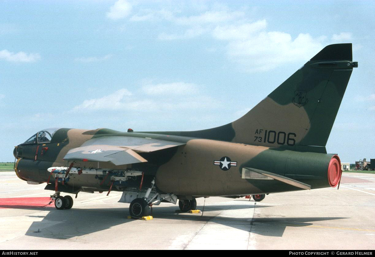 Aircraft Photo of 73-1006 / AF73-1006 | LTV A-7D Corsair II | USA - Air Force | AirHistory.net #147471