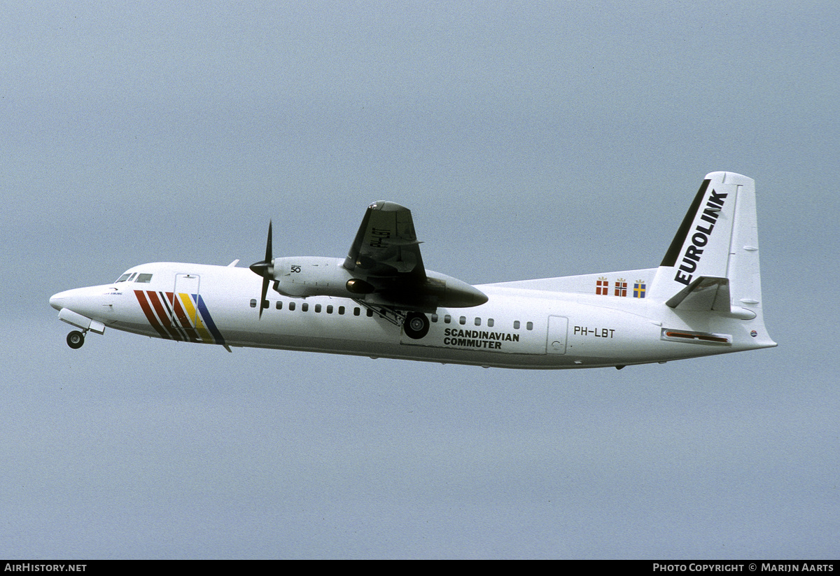 Aircraft Photo of PH-LBT | Fokker 50 | Scandinavian Commuter - Eurolink | AirHistory.net #147490